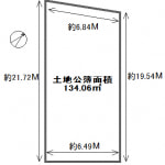 ※建築条件無売土地（更地渡し・南北両面道路）(間取)