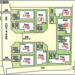 ■区画図（全10区画の分譲地）
