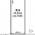 ※建築条件無し売土地(間取)