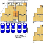 ★新築賃貸テナント・事務所【ハイライフ西山BLD-101号室】●近鉄小倉駅徒歩5分・JR小倉駅徒歩3分●南西角地で府道に面す《防音・高気密・高断熱仕様の建物》※101・102はシャッター付き自動扉完備 ★1階オートロックモニターシステム・防犯カメラ設置 [礼金不要・3年更新]（建築中！）