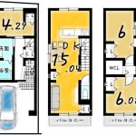 ☆土地1300万円＋建物1698万円(間取)