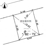 ※建築条件無し売土地（上物有：現況渡し）(間取)