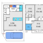 南向きバルコニー(間取)