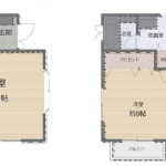 ※普通車2台駐車可（車種による）(間取)